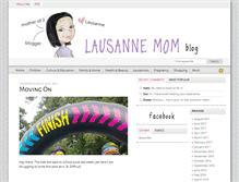 Tablet Screenshot of lausannemom.com